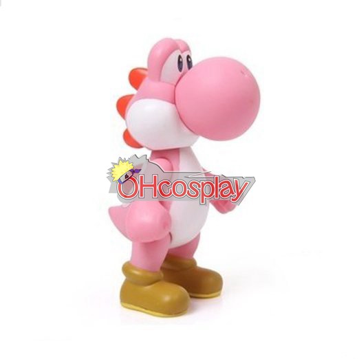 Super Mario Bros костюми Pink Dinosaur Model Doll