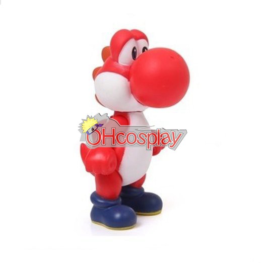 Super Mario Karneval Kläder Bros Red Dinosaur Model Doll