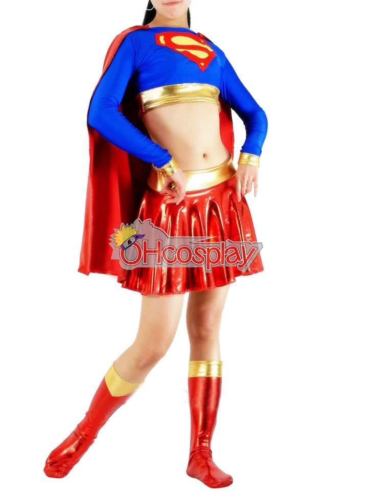 DC Supergirl Red udklædning Fastelavn Kostumer