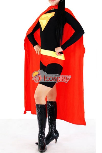 DC Superwoman Черно Cosplay костюми