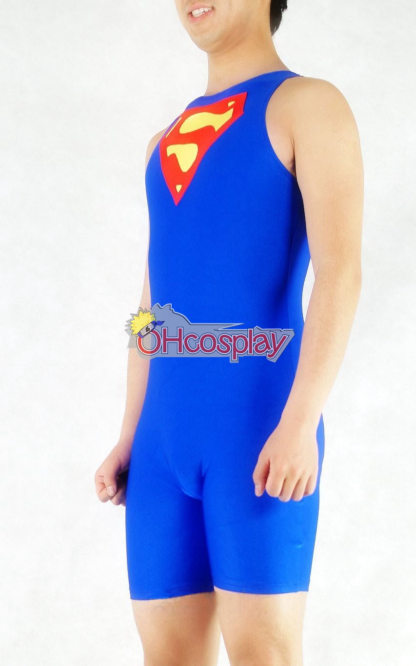 DC Супермен Упражнение Suit Cosplay костюми