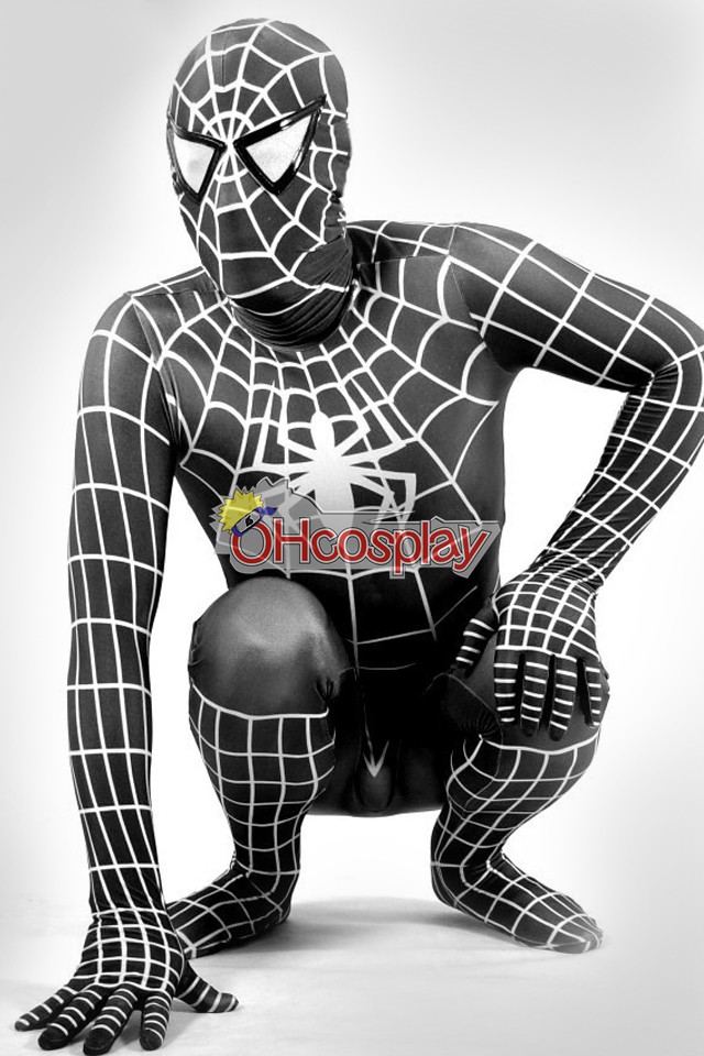 Марвел костюми Spiderman Черно Cosplay костюми