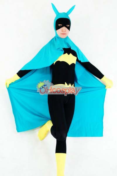 DC Batgirl Casual Wear( Cloak Included) Cosplay Kostymer