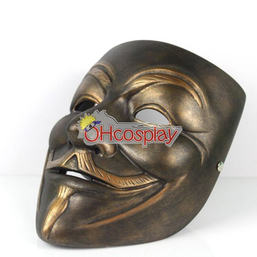 V като Вендета Cosplay Mask Bronze