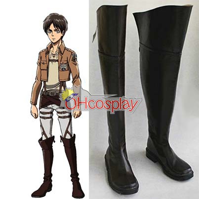Attack on Titan Costumes Eren Jaeger Cosplay Shoes