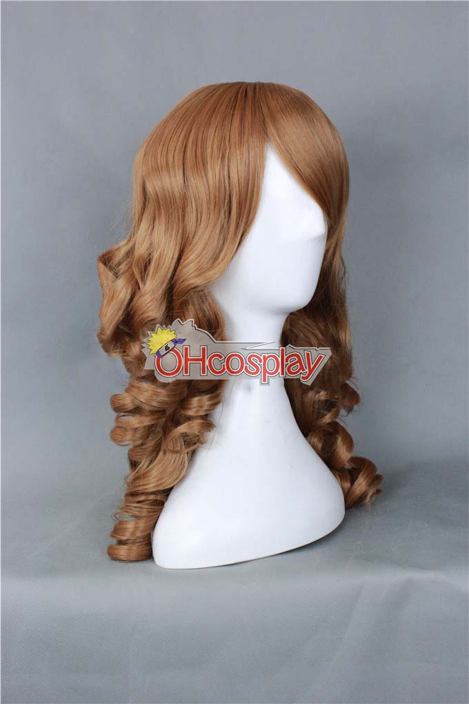 Universal EuropeStyle Red Brown 50cm Wave Wig-324C