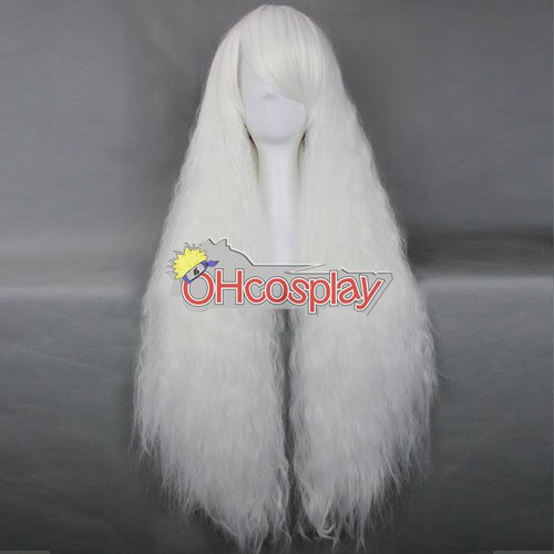 Япония Harajuku Перуки Series White къдрава коса Cosplay перука - RL027B