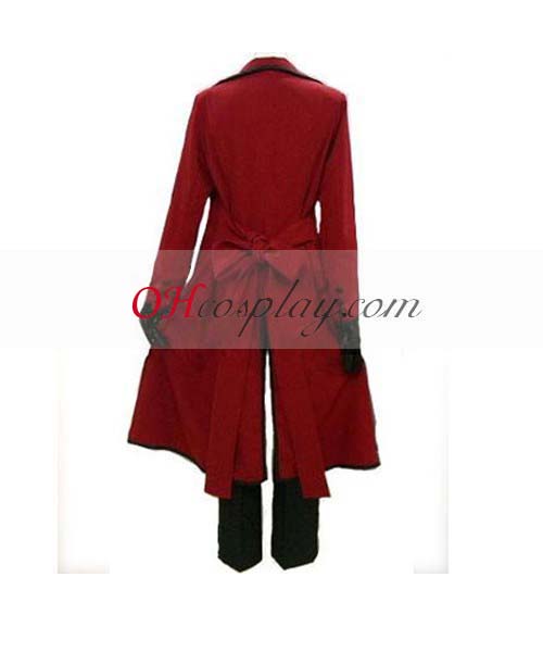 Black Butler Cosplay Grell Sutcliff (Red Butler) Cosplay Costume