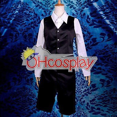 Vocaloid Len Black Uniform Cosplay Costume Deluxe Version