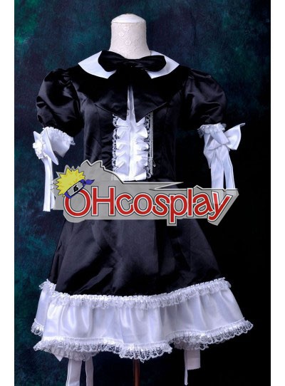 Черно & White Dress Maid Cosplay костюми