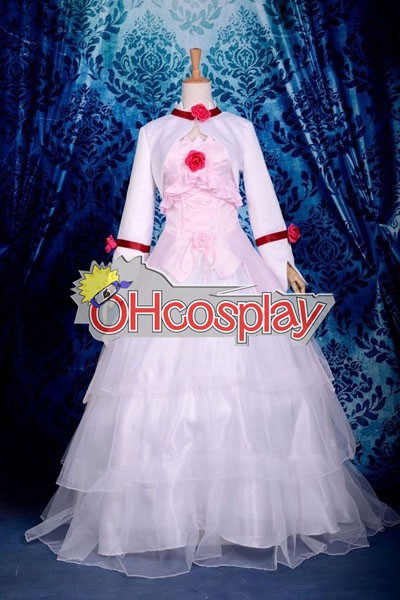 Code Gaess Euphemia White Dress Cosplay Jelmez