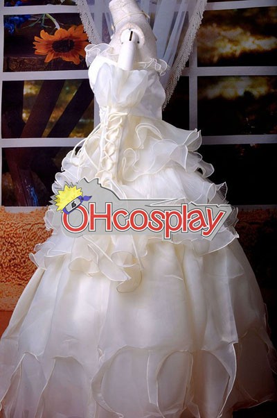 Code Gaess Euphemia White Dress Cosplay Costume