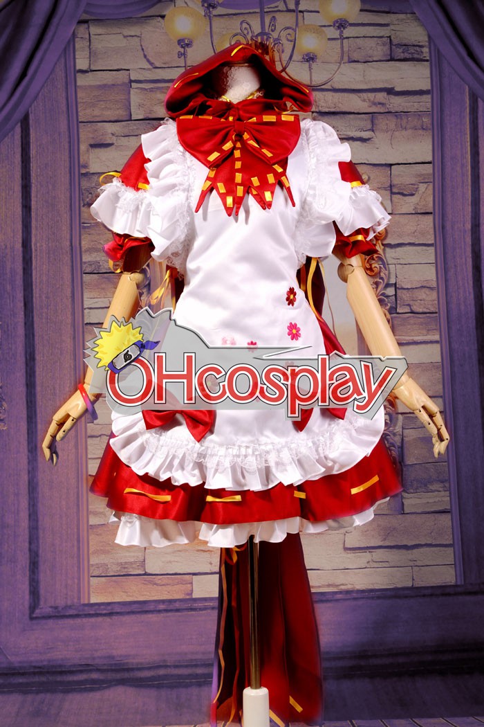 Ruler Vocaloid Miku PROJECT DIVA2 малко Red Riding Hood Cosplay костюми
