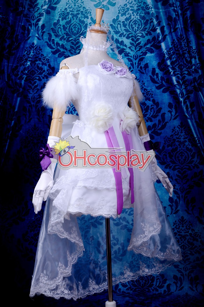 Ruler Vocaloid Muki White Dress Cosplay костюми