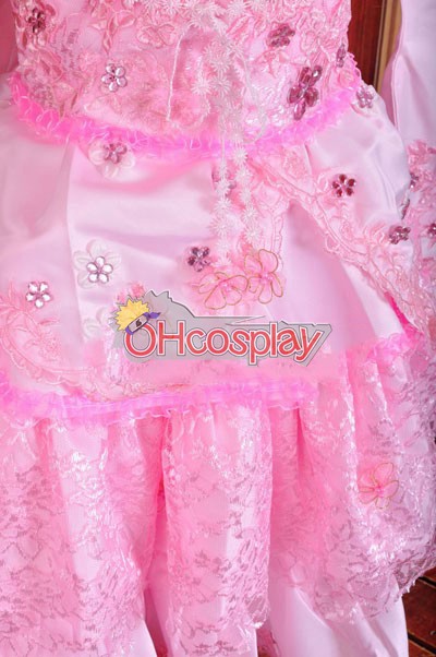 Ruler Pink Cherry Blossoms Кимоно Cosplay костюми