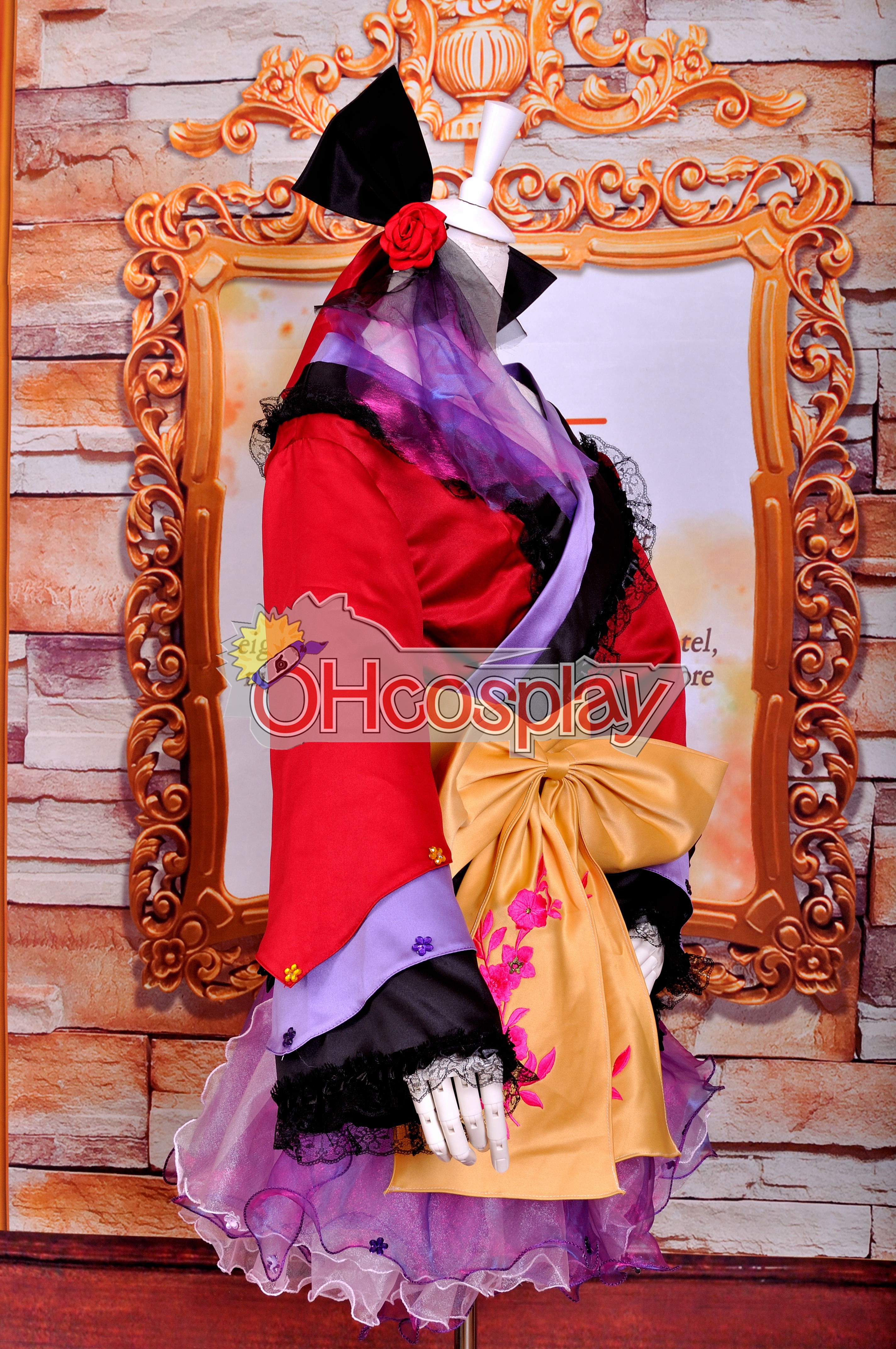 Ruler Vocaloid-Рука PROJECT DIVA2 куртизанка Кимоно Lolita Deluxe Version Cosplay костюми