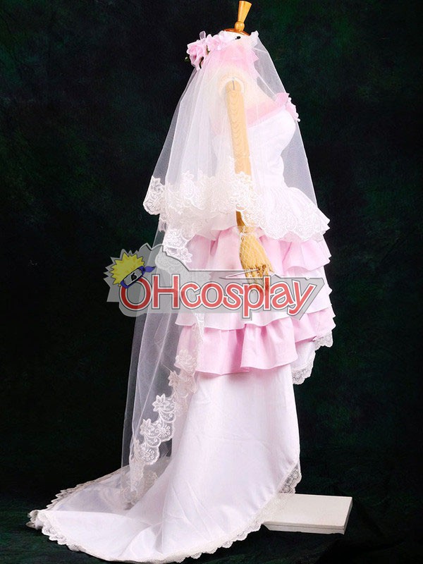Vocaloid Miku Gorgeous Wedding Dress Lolita Cosplay костюми Deluxe-P2