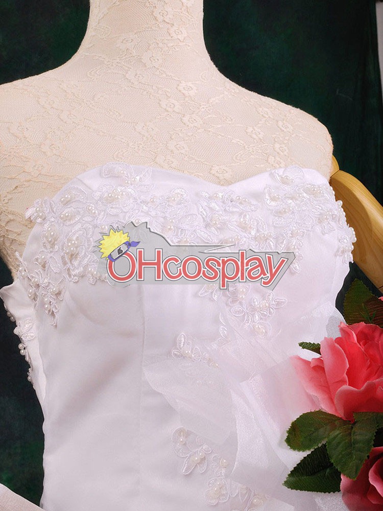 One Piece Cosplay Boa Hancock Wedding Dress Cosplay Costume Deluxe-P4