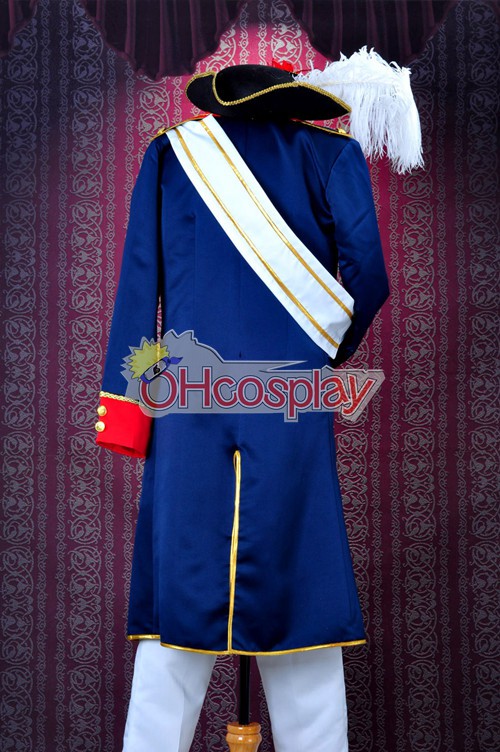 Axis Powers Hetalia Karneval Kläder -Prussia War Uniforms Cosplay Karneval Kläder