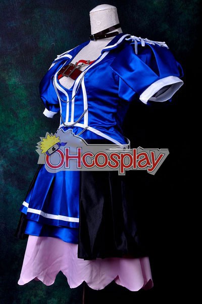 Vocaloid Project Diva F Blue Crystal Meiko Cosplay Costume Delxue-KH9