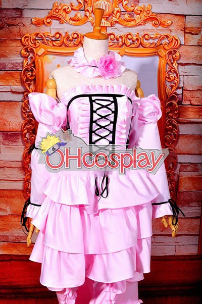 Chobits Fastelavn Kostumer Chii Pink Dress Lolita udklædning Fastelavn Kostumer ELT0004