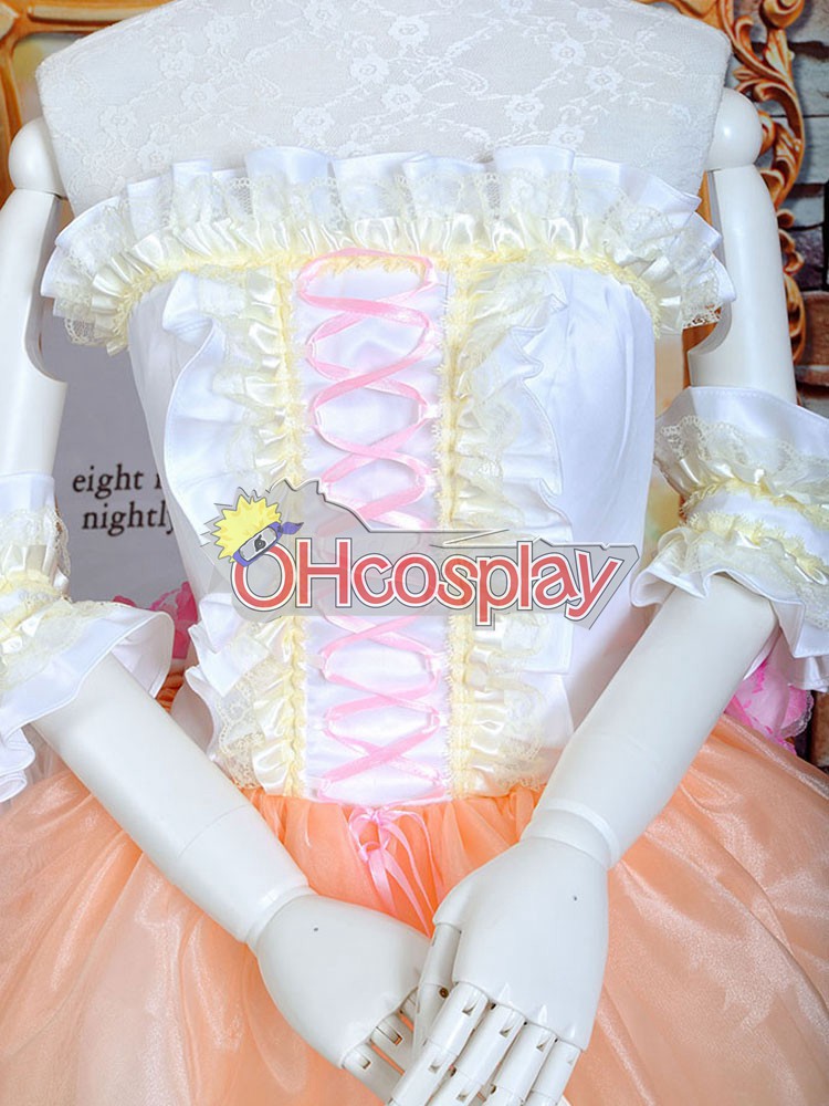 Macross Series MF Ranka Wedding Dress Lolita Cosplay Costume