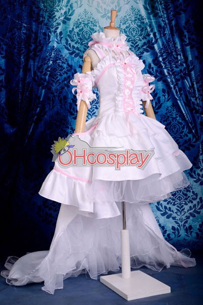 Chobits костюми Chii Pink & White Dress Cosplay костюми