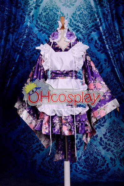 Отпечатване Gorgeous Кимоно Maid облекло / Maid Cosplay костюми