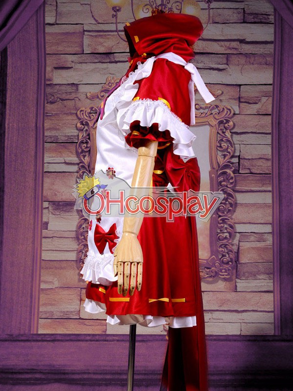 VOCALOID-Miku PROJECT DIVA2 Little Red Riding Hood Cosplay Costume