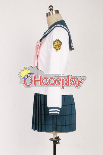 Dangan Ronpa Costumes Sayaka Maizono School Uniform Cosplay Costume