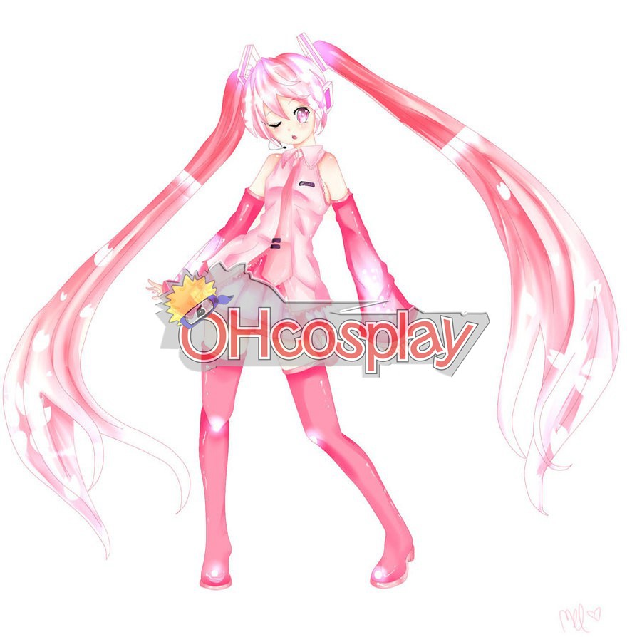 Vocaloid 3 Library IA Perruques Carnaval Cosplay (130cm)