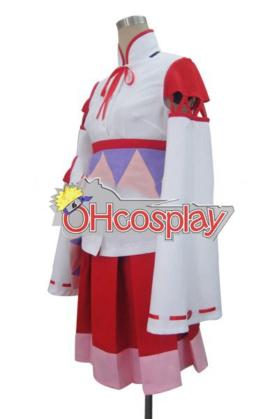 Vocaloid Project Diva F White Kimono Miku Cosplay Costume