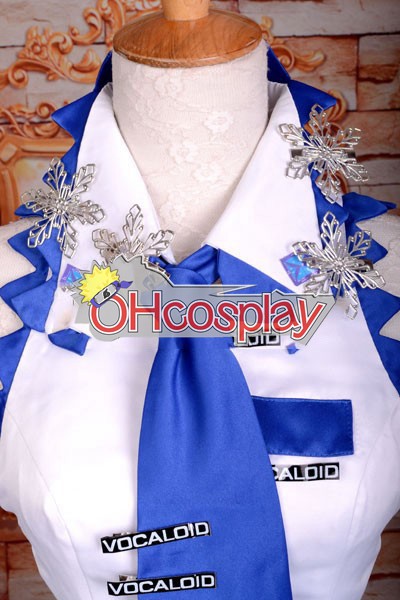 Vocaloid Snow Miku Deluxe Cosplay Costume