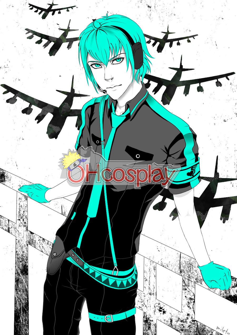 Costumi Carnevale Vocaloid 2 Love is War Mikuo Cosplay Costume