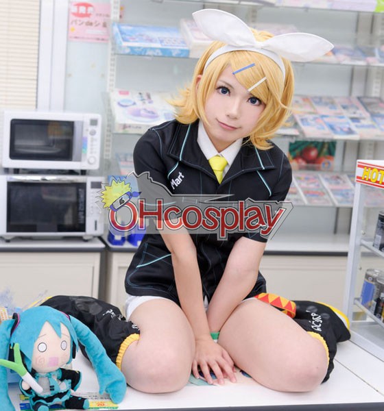 Vocaloid Family Mart Rin Cosplay Costume