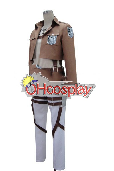 Атака на Титан костюми Ерен Survey Корпуса Uniform Cosplay костюми - VersionA