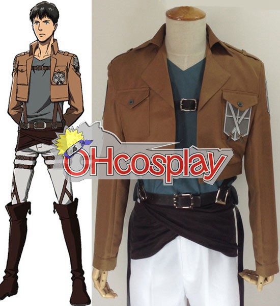 Attack on Titan Costumes (Shingeki no Kyojin) Bertolt Huber Training Crops Cosplay Costume