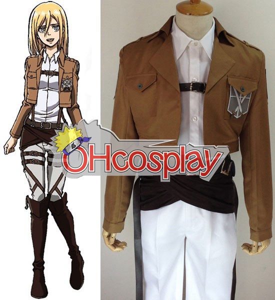 Attack on Titan Cosplay (Shingeki no Kyojin) Krista Lenz Training Crops Cosplay Costume