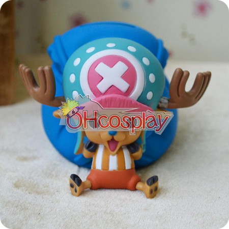 One Piece Costumes Chopper Money-box Hand-done Model Doll Anime Toys