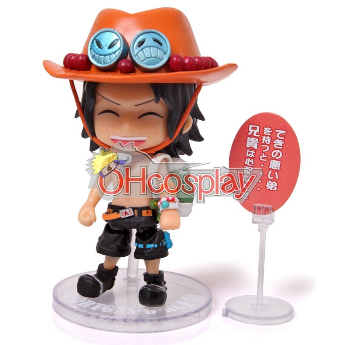 One Piece Costumes Cute ACE Garage Kit Model Doll Anime Toys