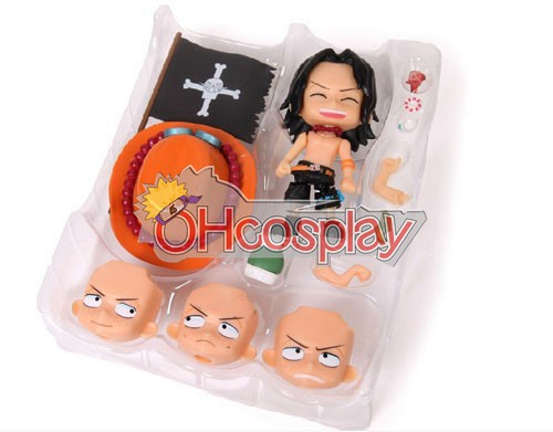 One Piece Costumes Cute ACE Garage Kit Model Doll Anime Toys