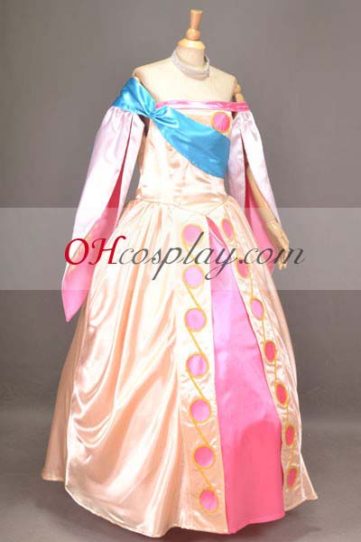 Anastasia Princess Dress Cosplay Kostymer