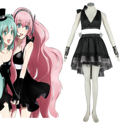 Luksuriøs Vocaloid Megurine Luka 4 udklædning Fastelavn Kostumer